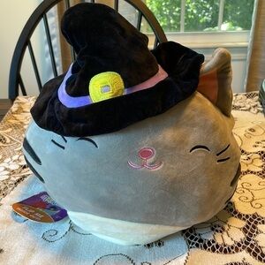 Squishmallows 2021 Flip A Mallows Tally Cat Witch/Dante Devil Bat Halloween